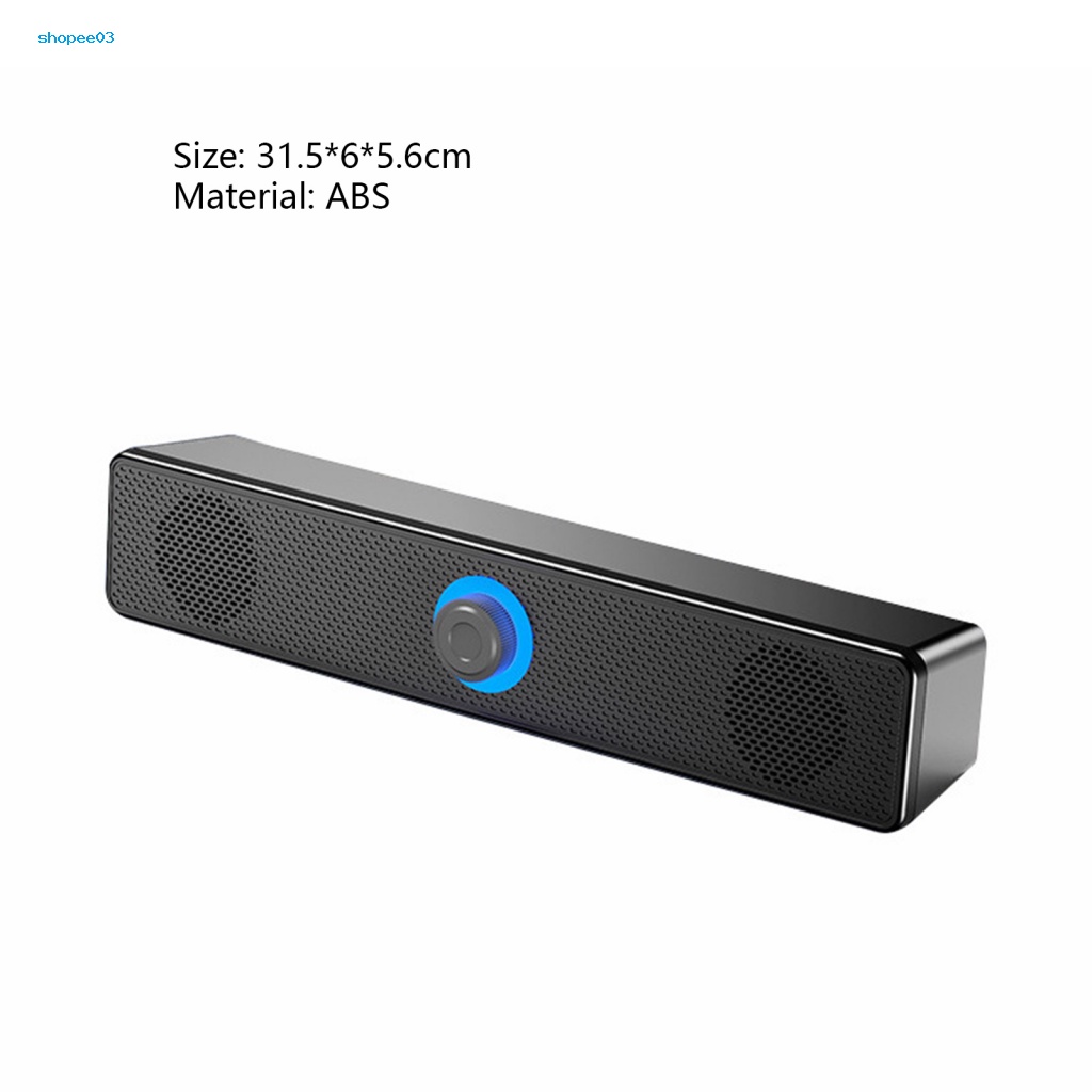 Loa Bluetooth 5.0 Âm Thanh Siêu Trầm Có Dây Thông Dụng Cho Máy Tính PC