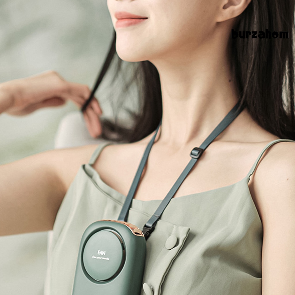 Quạt Đeo Cổ Mini Có Thể Sạc Lại Tiện Dụng Khi Đi Du Lịch
