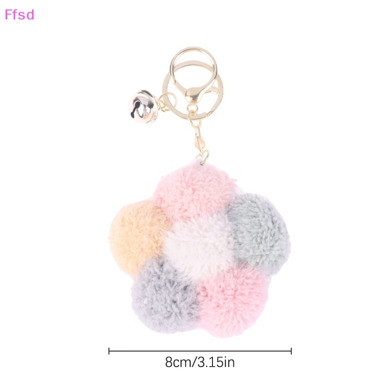 {Ffsd} Móc Chìa Khóa Bông Mềm Mại Đáng Yêu Có Móc Khóa Túi Xách * Bán Chạy