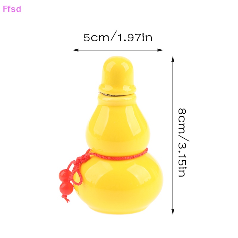 1 Hũ Đựng Thuốc Bằng Sứ Hình Quả Bầu Di Động Tiện Dụng