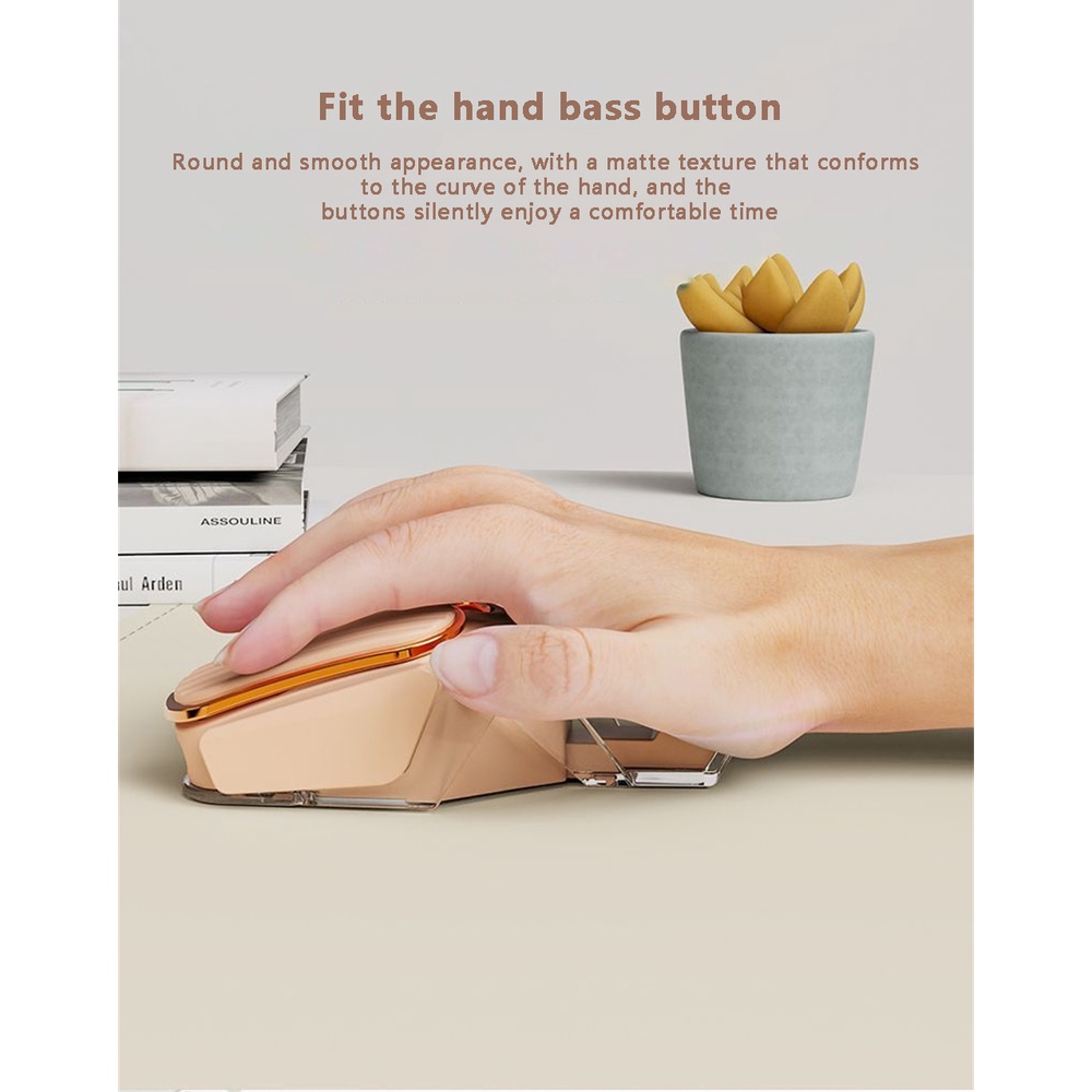 EWEADN Q3 sạc USB chơi game eSports máy tính xách tay không dây Bluetooth tương thích Chuột câm prettyhat