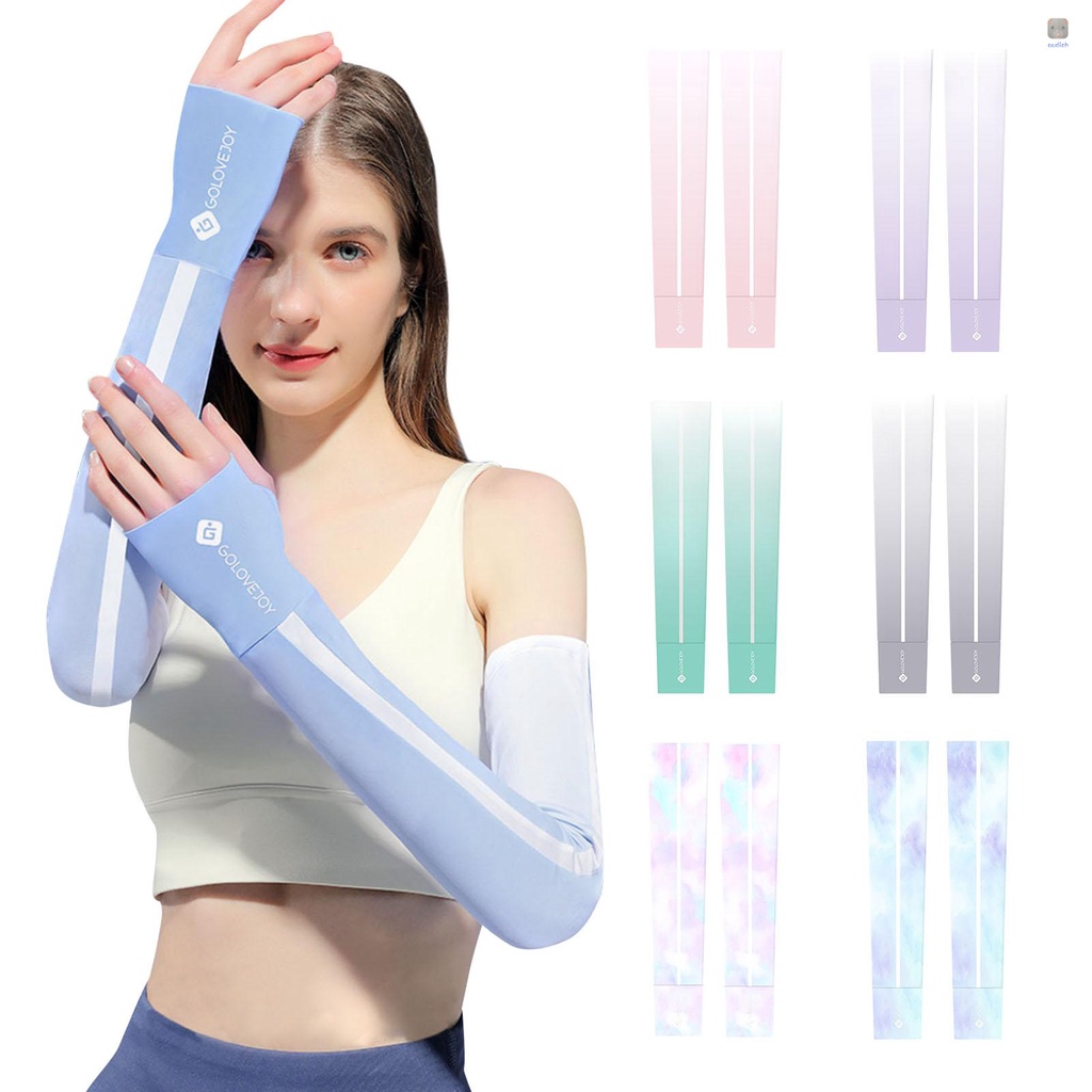 Găng Tay Chống Nắng UV Có Lỗ Ngón Tay Cái Bảo Vệ Khi Lái Xe Golf