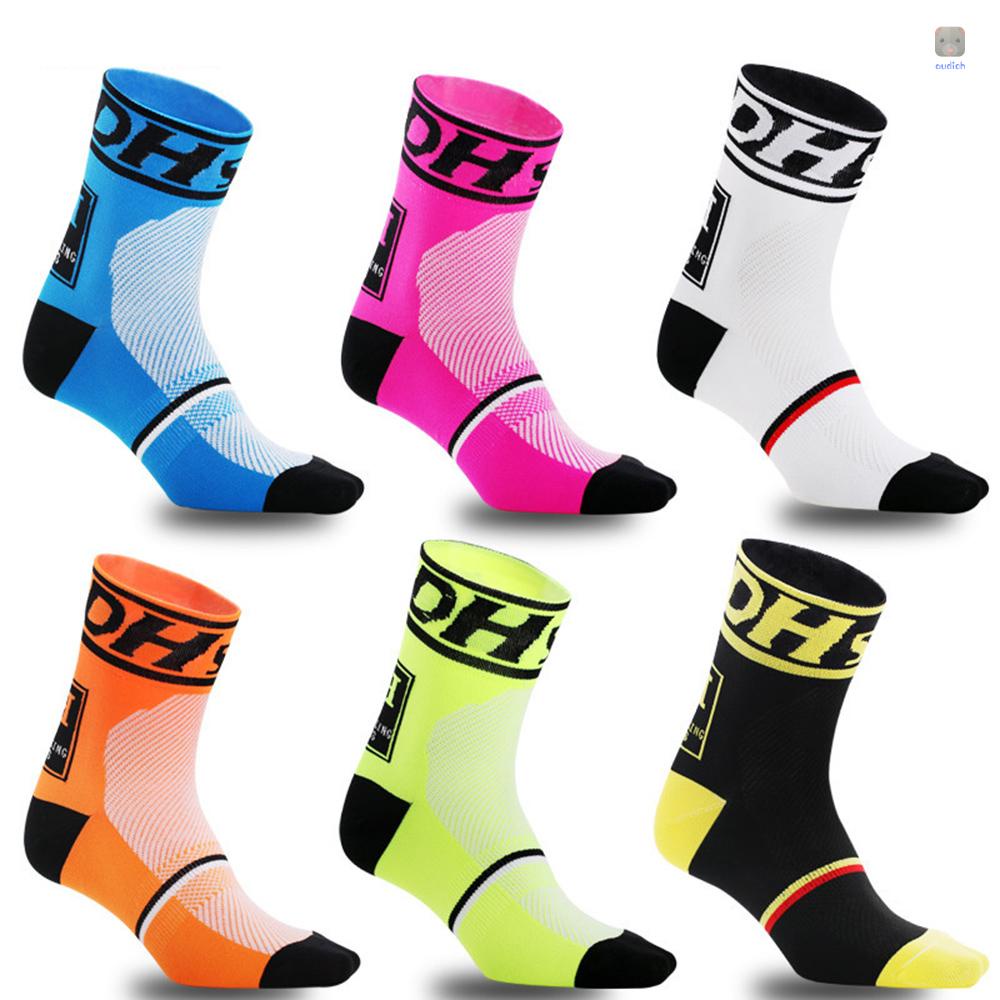 Vớ Thể Thao Thoáng Khí Họa Tiết Chấm Bi / Kẻ Sọc Dành Cho Nam Nữ