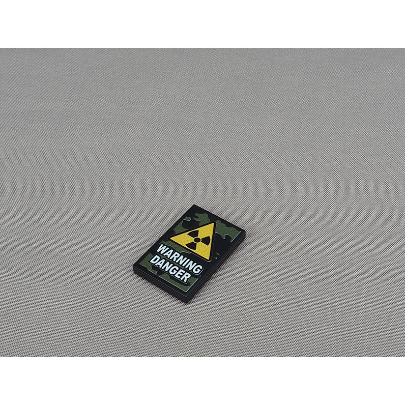 COMBO 2 Biển Báo KK01 Thông Báo Nguy Hiểm Các Loại Khác Nhau - Phụ Kiện Đồ Chơi Lắp Ráp MOC