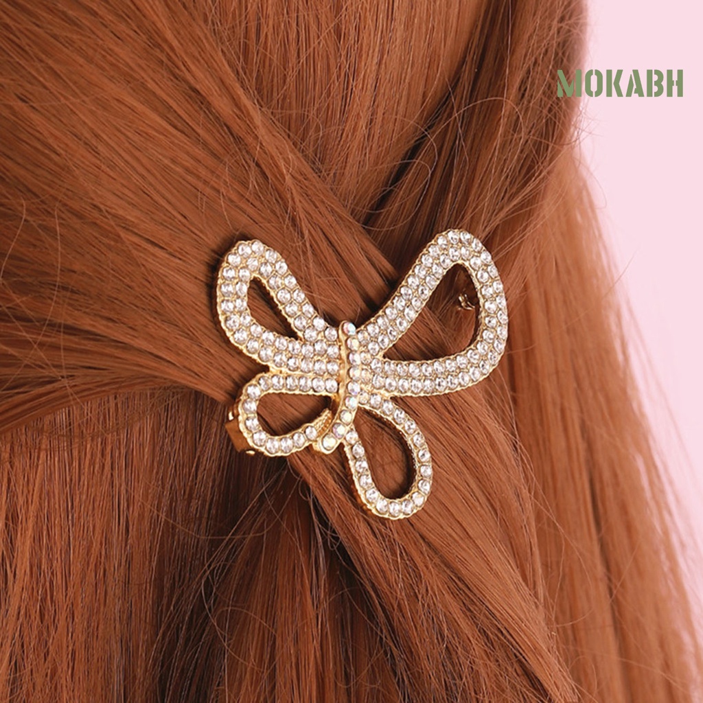 Kẹp Tóc Chống Trượt Đính Đá Lấp Lánh Tinh Tế