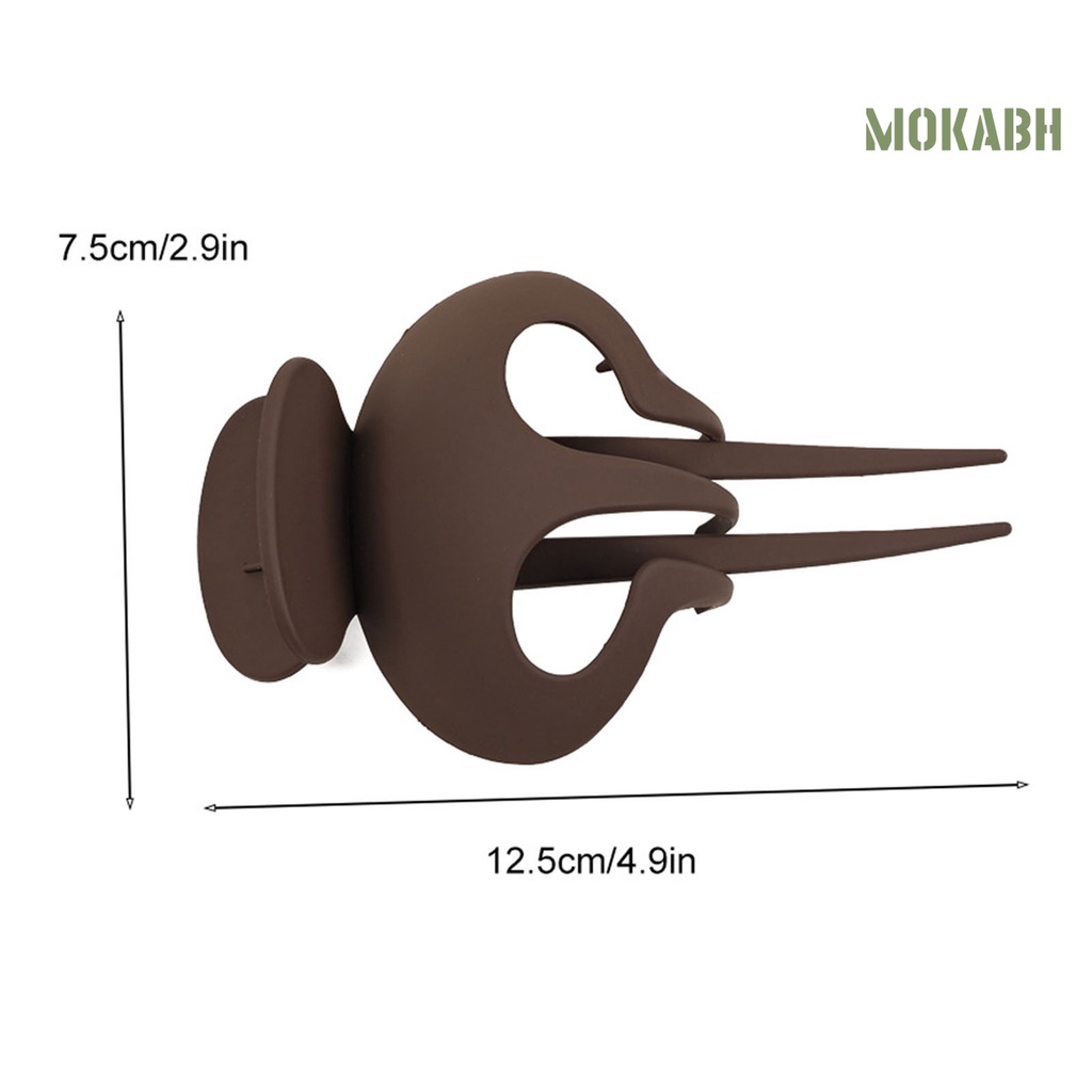 Kẹp Tóc Màu Trơn Bằng Nhựa Siêu Nhẹ Thời Trang Cho Nữ