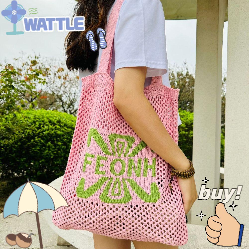 Túi Xách Đeo Vai Đan Len Thời Trang Sành Điệu Cho Nữ