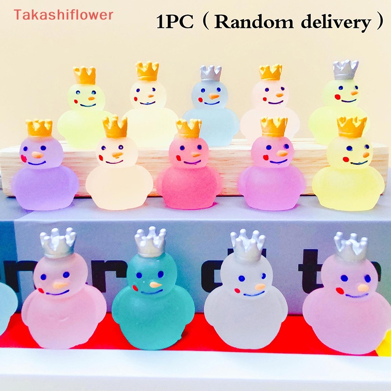 (Takashiflower) Bông Tuyết Dạ Quang Mờ Trang Trí Phong Cảnh DIY