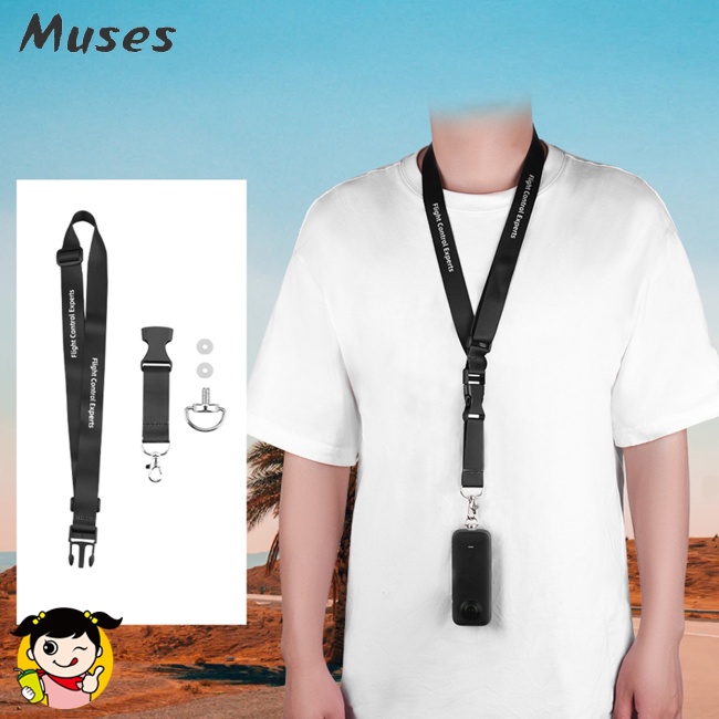 Dây Đeo Cổ Chống Thất Lạc Tùy Chỉnh Tiện Dụng Cho Camera Insta360 X3 Panoramic Action