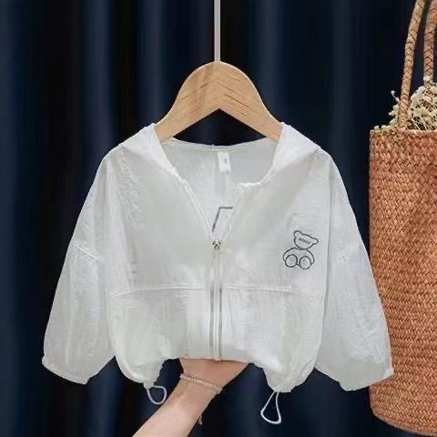 Áo Khoác Chống Nắng / Tia UV Siêu Mỏng Thoáng Khí Thời Trang Cho Bé