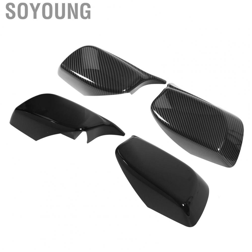Soyoung Side Door Mirror Cover  Long Durability 51167078360 Left Right Weatherproof for 5 6 Series E60 E61 E63 E64