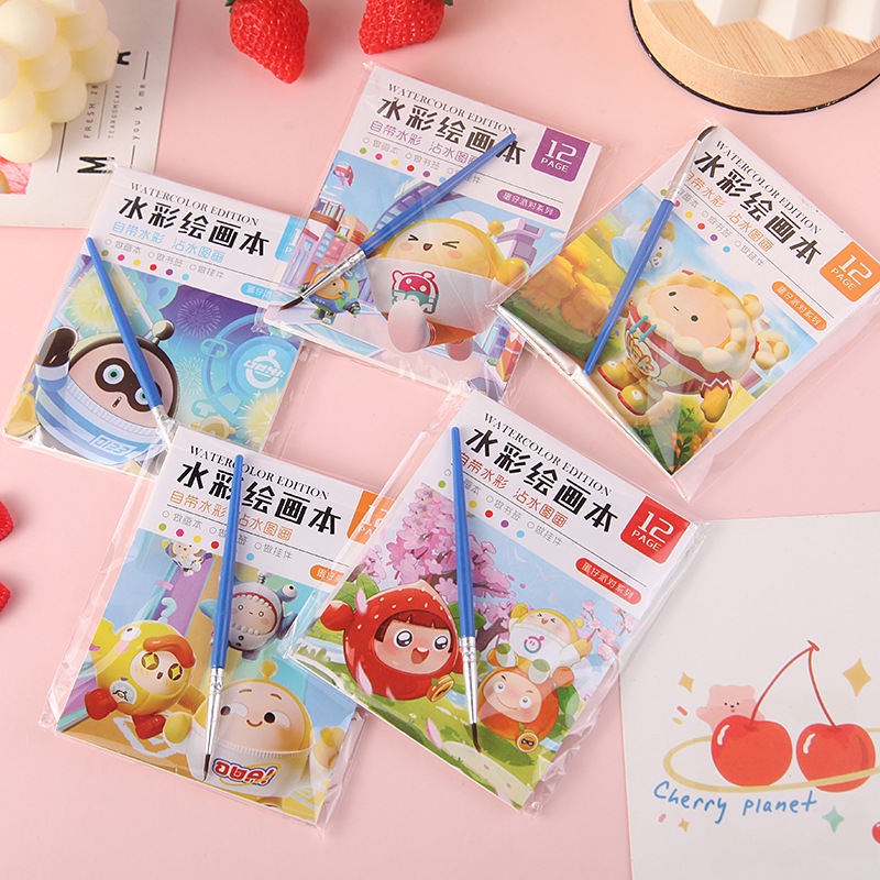 Sách Tô Màu Nước Sáng Tạo diy SG075 Dành Cho Học Sinh