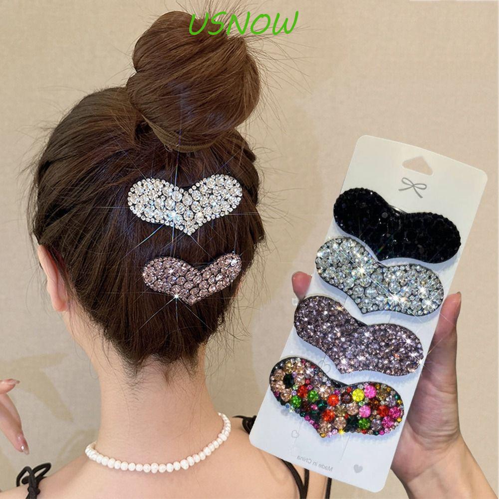 Kẹp Tóc Mái Dễ Thương Cá Tính Cho Nữ|Kẹp Tóc Hình Trái Tim Xinh Xắn Cho Bé Gái