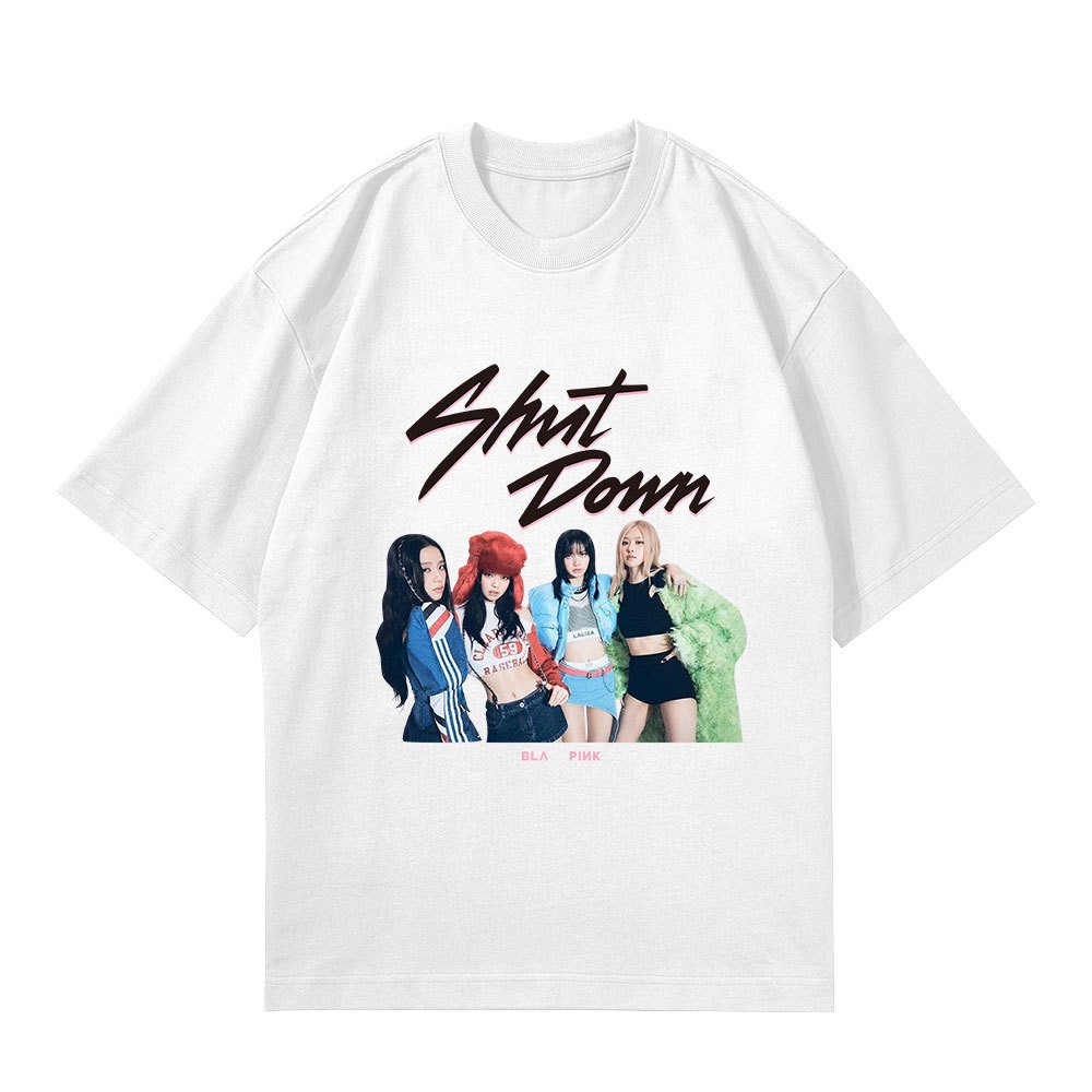 Áo thun shut down blackpink