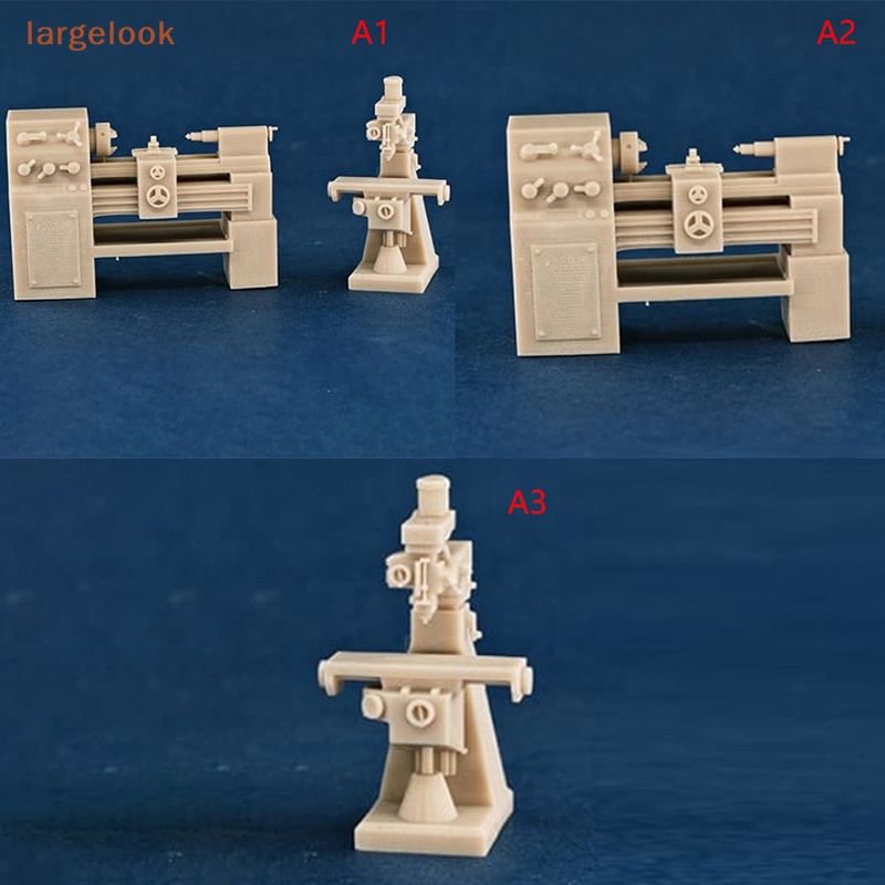 Set 1 / 2 Mô Hình Phụ Kiện Sửa Chữa Nhà Để Xe Hơi Bằng Nhựa Resin Không Màu 1 / 64