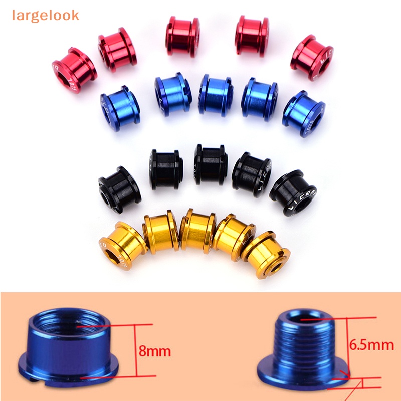 Set 5 Ốc Vít CNC 7075 Gắn Đĩa Xích Xe Đạp