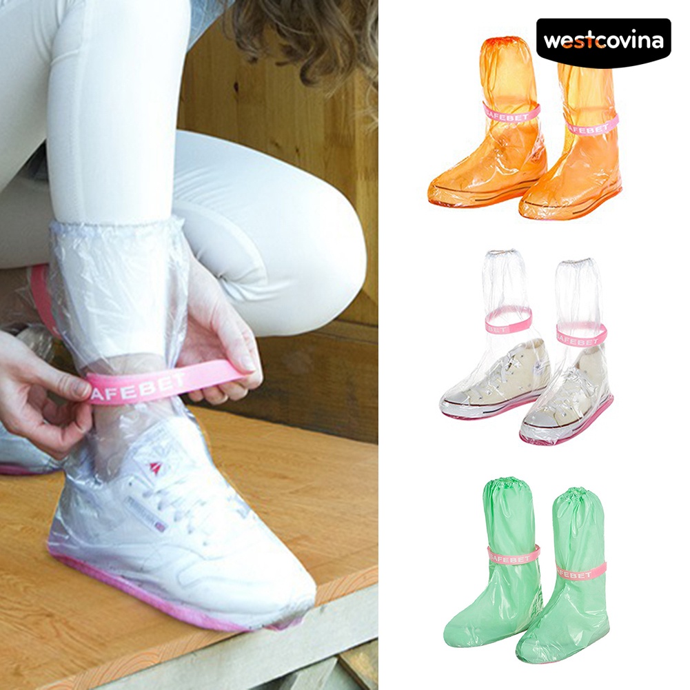 [COD]☁1 Cặp Vỏ Bọc Giày Bốt Bảo Vệ Chống Trượt Chống Thấm Nước