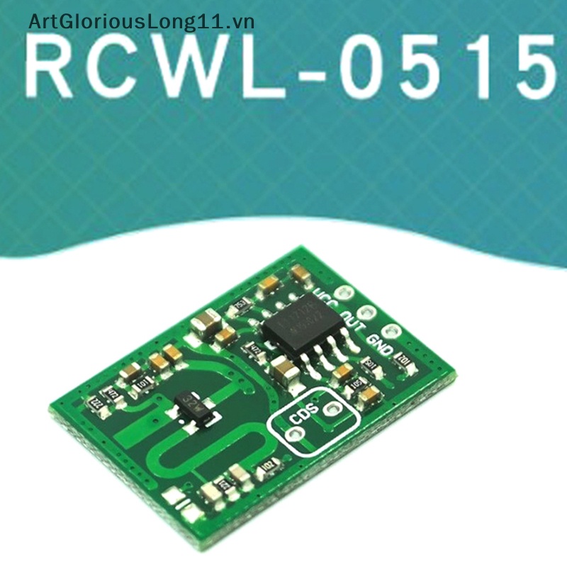 Mô-đun Phát Hiện Sóng Tia UV ArtGloriousLong RCWL-0515 Khoảng Cách 12-15m 2.7g Cho Đèn garage