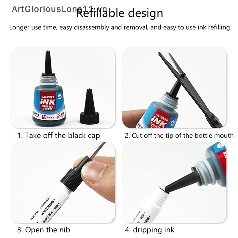 1 Bút Đánh Dấu Lỗ Khoan Sâu Lỗ Dài 32mm Đa Năng Trang Trí Nhà Tắm