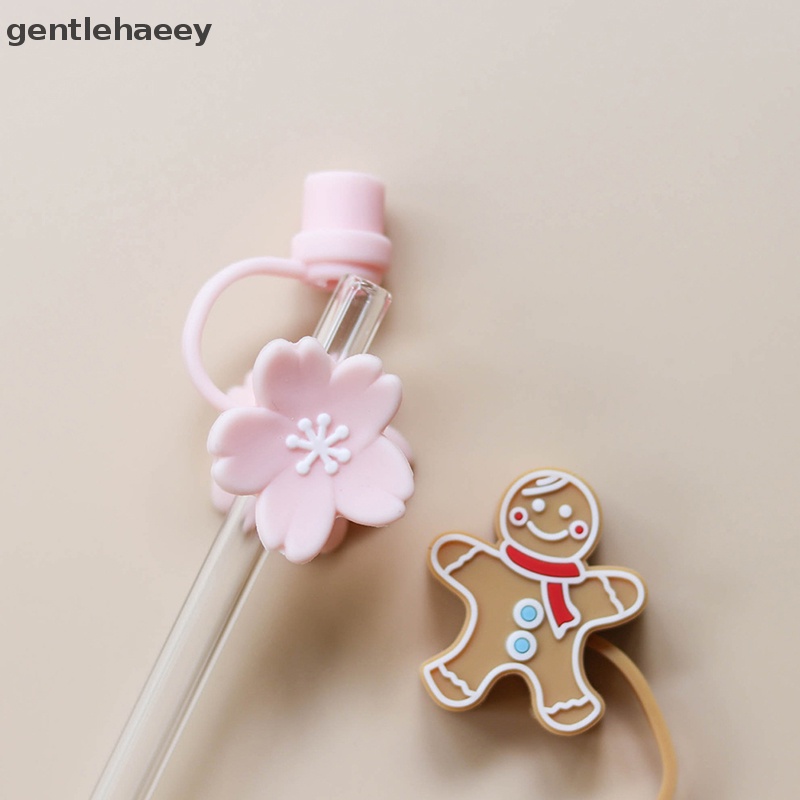 Nắp Đậy Ống Hút Bằng Silicon Chống Bụi Có Thể Tái Sử Dụng Họa Tiết Hoạt Hình