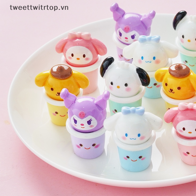 Trtop Dây Xích Resin Ba Chiều Màu Macaron Hình Động Vật Hoạt Hình Dễ Thương Làm Móc Khóa Điện Thoại Di Động DIY