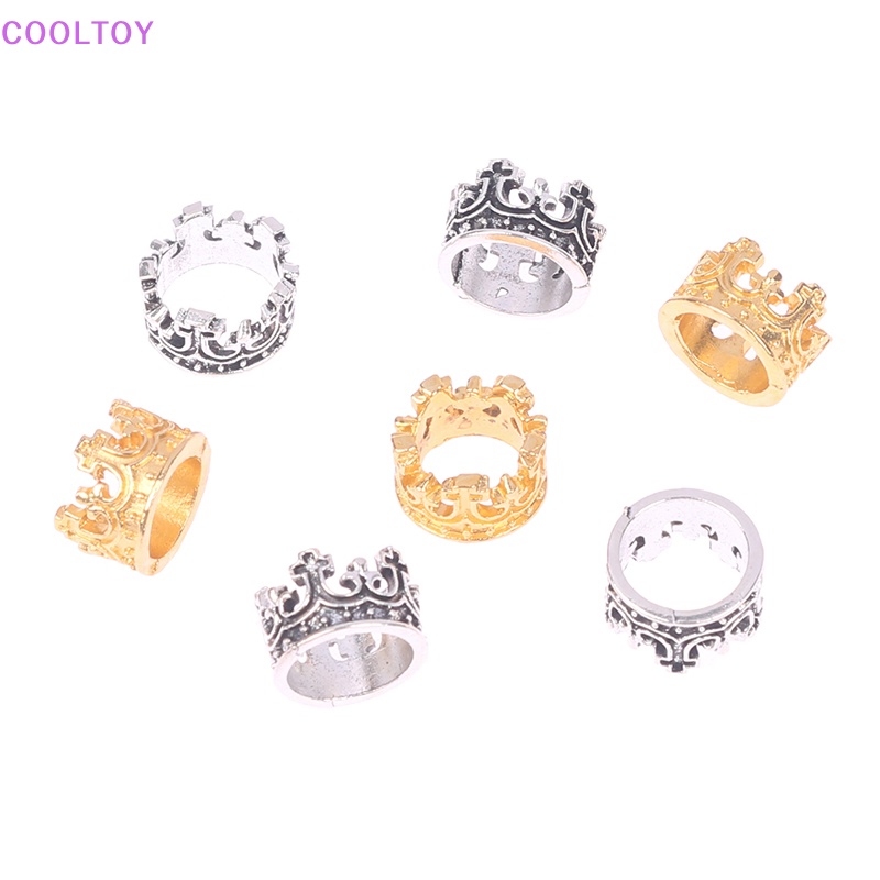 Set 10 Vương Miện Mini Bằng Kim Loại Cho Búp Bê