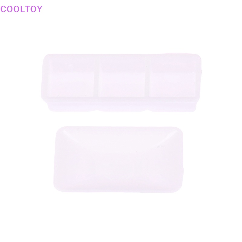 Cooltoy set 33 Dĩa Đựng Thức Ăn Đồ Chơi Mini Màu Trắng Trang Trí Nhà Búp Bê