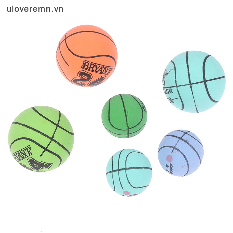 Quả Bóng Rổ Cao Su Mini Đồ Chơi Đàn Hồi Cho Trẻ Em