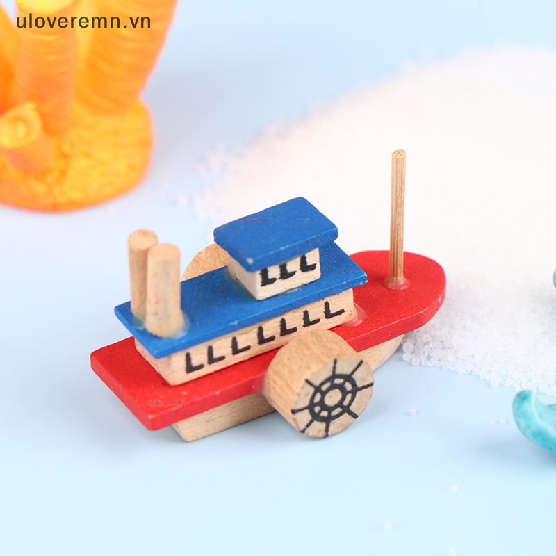 Mô Hình Thuyền Ferry Mini Tỉ Lệ 1: 12 Trang Trí Nhà Búp Bê