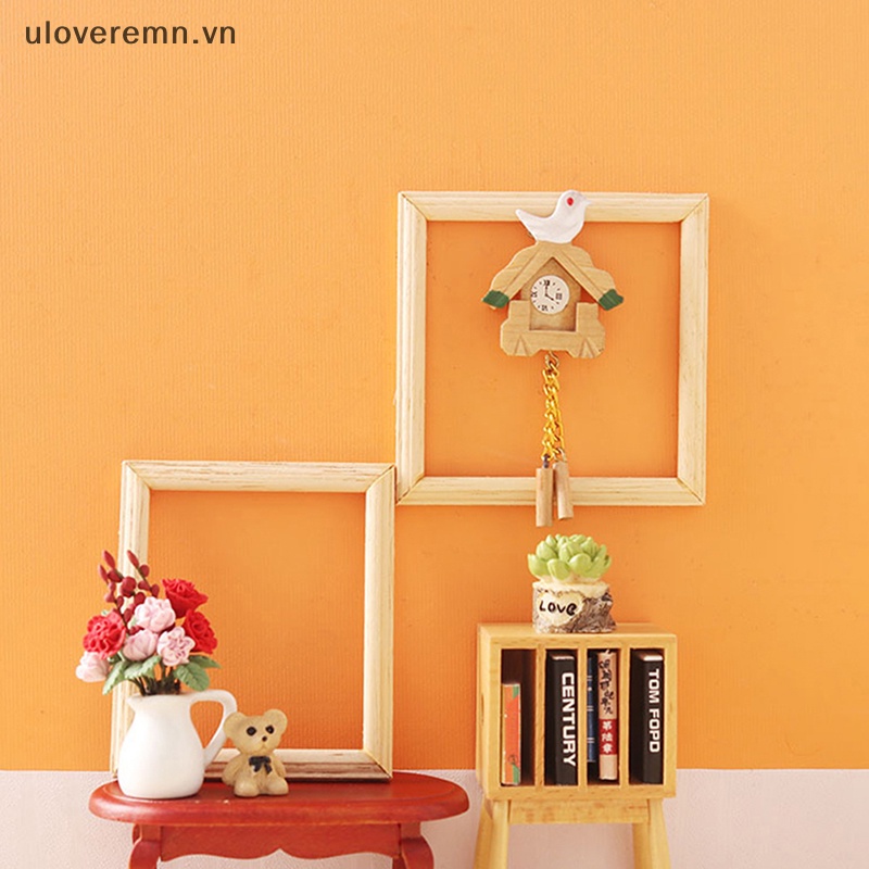 Uloveremn 1 Khung Ảnh Hình Chữ Nhật Mini Trang Trí Nhà Búp Bê