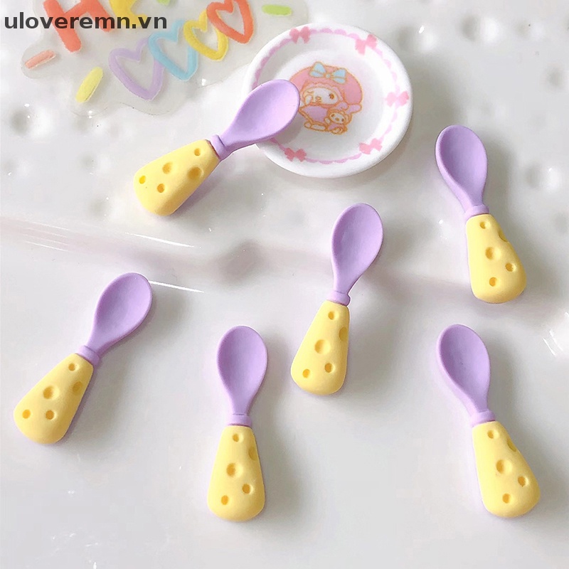 Set 10 Muỗng Mini Trang Trí Nhà Búp Bê