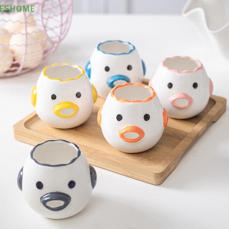 1 Dụng Cụ Tách Lòng Đỏ Trứng Gà Bằng Sứ Mới