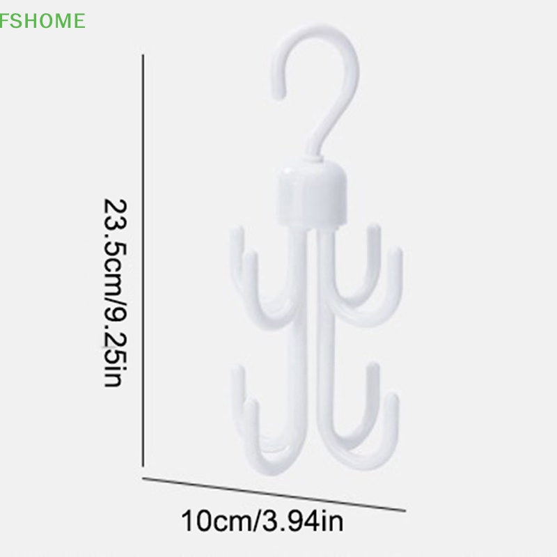 Fshome Móc Treo Đồ Tám Móc Xoay 360 Độ Sáng Tạo Mới