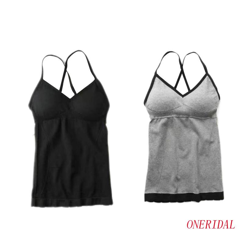 Áo Tank Top Ôm Dáng Không Đường May Có Mút Nâng Ngực Phối Dây Chéo Lưng Gợi Cảm Cho Nữ