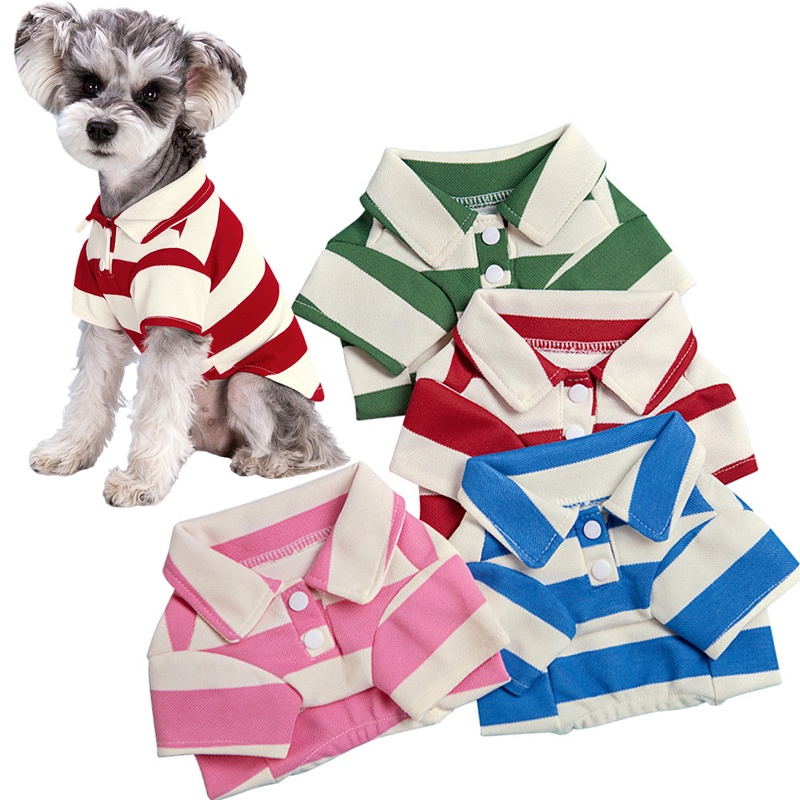 Áo polo Mùa Hè Cho Thú Cưng Cỡ Nhỏ / Trung Bình / Nhỏ / Yorkies / Chihuahua