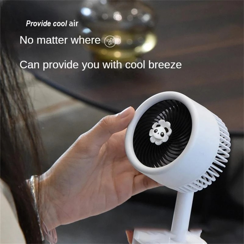 Quạt Điện USB Mini Cầm Tay Để Bàn Ba Tốc Độ Gió Mạnh Họa Tiết Hoa Mùa Hè