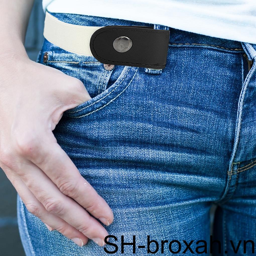 Thắt Lưng Không Khóa Co Giãn Phong Cách punk Thời Trang Cho Nữ