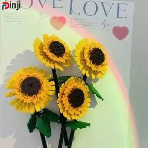 Bó Hoa Hướng Dương Nhân Tạo Dùng Làm Đồ Thủ Công DIY