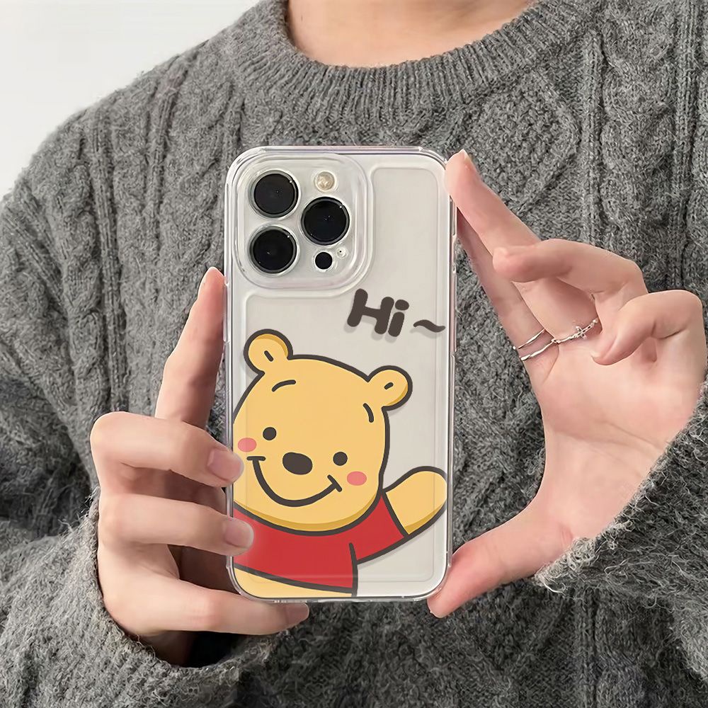 ✅Ốp Điện Thoại Mềm Hình Winnie the Pooh Chống Sốc Maxplus11 6Inhi13 7814pro iPhone12 Z0GN