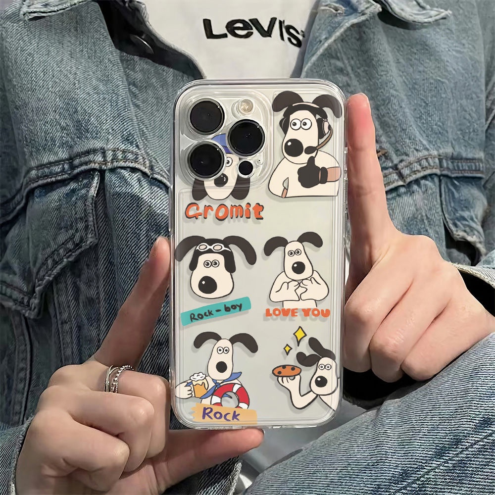 ✅Ốp Điện Thoại Mềm Bảo Vệ Toàn Diện Chống Sốc Họa Tiết Cún Dễ Thương Dành Cho Iphone 1378 11I 12 6I Plus 14 Pro