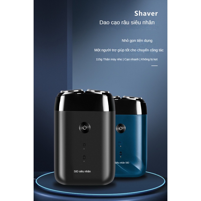 Máy cạo râu siêu nhân-RS210 RS215-8W Máy cạo râu chuyên nghiệp thông minh hai đầu