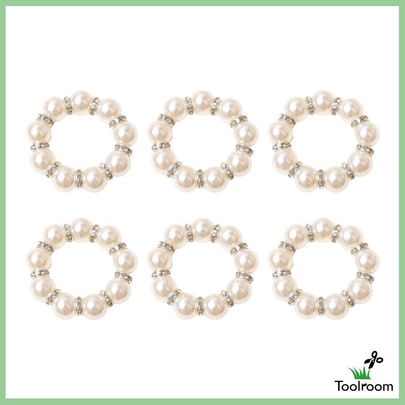 Bộ 6 Kẹp Giữ Khăn Ăn Tiện Dụng Cho Đám Cưới