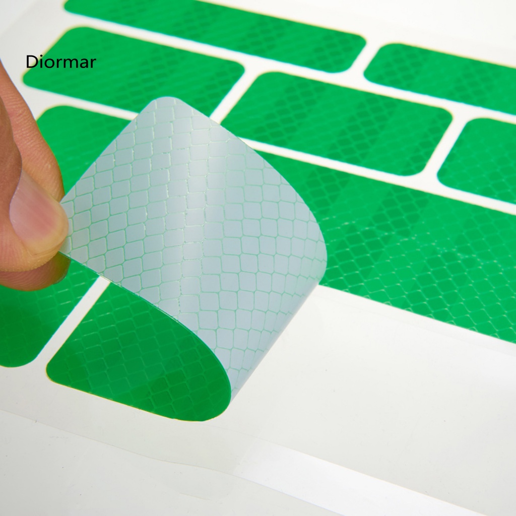 Set 10 Miếng Dán Cảnh Báo An Toàn Chống Trầy Phản Quang Cho Xe Đạp