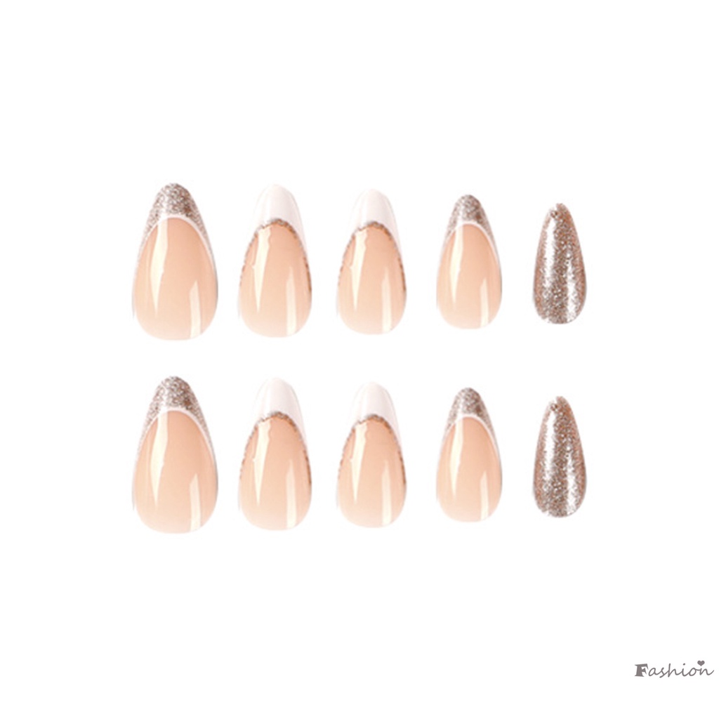 Móng Tay Giả Đính Kim Tuyến Lấp Lánh Bền Bỉ An Toàn