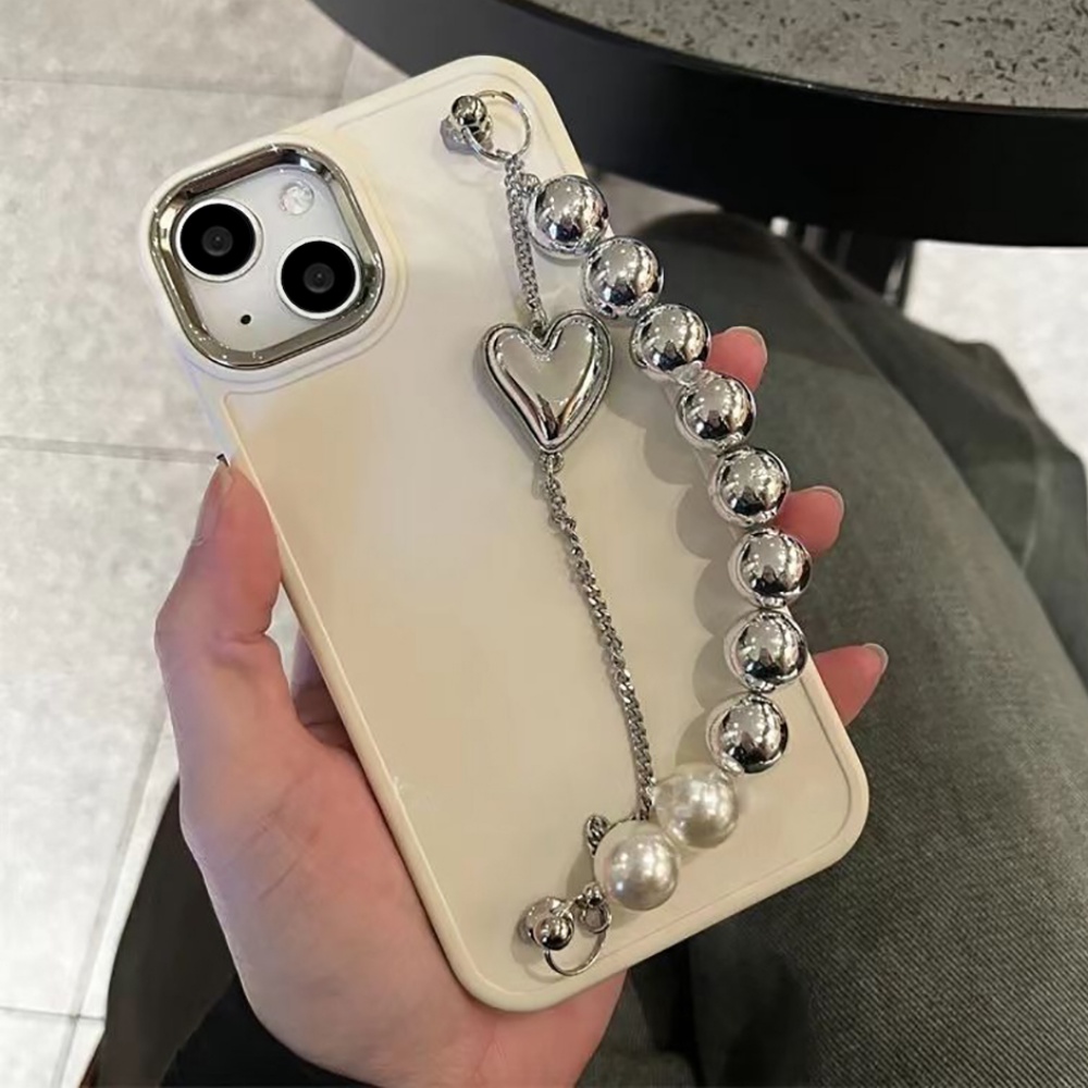 Ốp Điện Thoại TPU Mềm Chống Sốc Màu Trơn Có Vòng Tay Cho IPhone 14 Pro Max 13 12 11 Pro Max