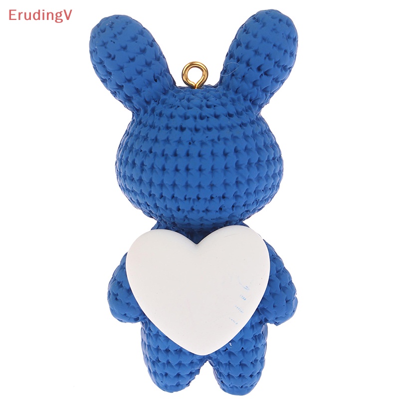 [ErudingV] 1 Móc Khóa / Móc Khóa / Làm Đồ Trang Sức DIY Hình Thỏ Hoạt Hình Dễ Thương Để Bàn Trang Trí