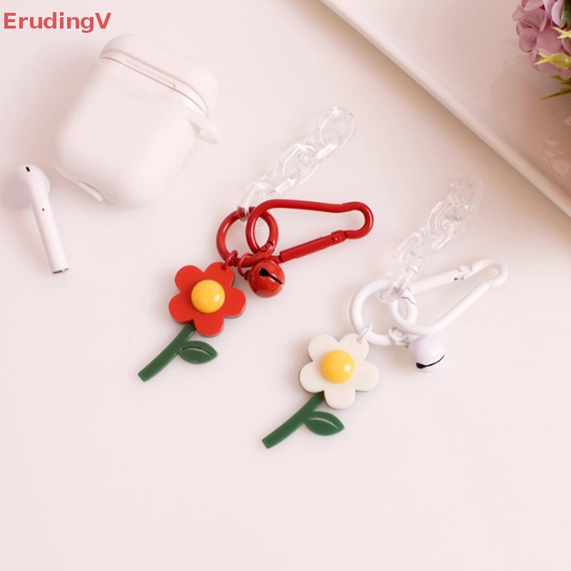 [ErudingV] Móc Chìa Khóa / Túi Xách Hình Hoa Hướng Dương Ngọt Ngào Dễ Thương Cho Nữ