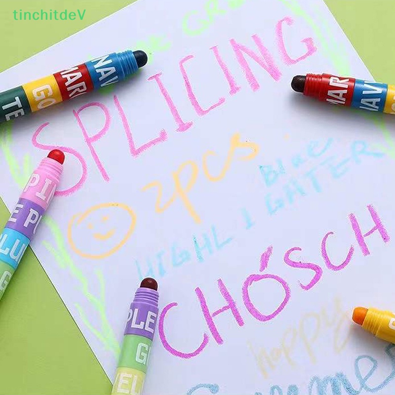 [TinchitdeV] Bút Đánh Dấu Đường Chỉ Màu Trơn Sáng Tạo Cao 12 Màu Cổ Điển [Mới]