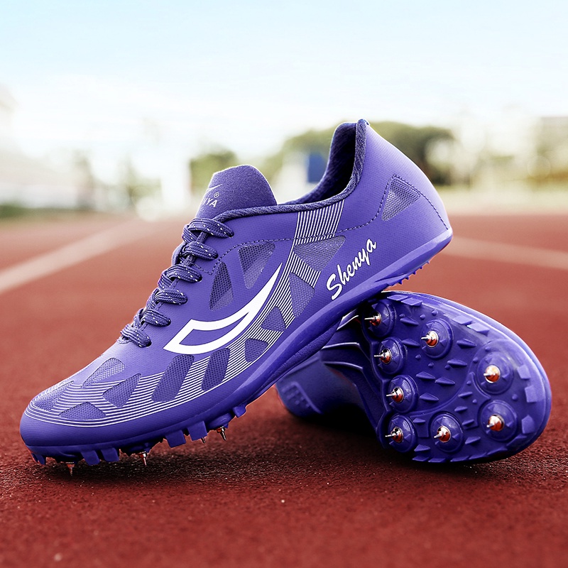 Giày Chạy Bộ Thể Thao Ngắn Ngang Gối Gắn Gai 8 Hàng Có Sẵn Chuyên Nghiệp Cho Bé Trai / Bé Gái