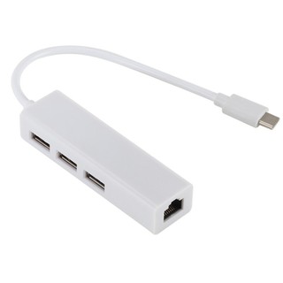 Multiple Usb-C Usb 3.1 Type-C To Rj45 Ethernet Lan Adapter Hub Cable For Macbook Pc [Q/3]